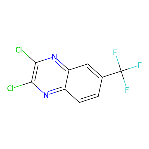 2,3-Dichloro-6-(trifluoromethyl)quinoxaline structure