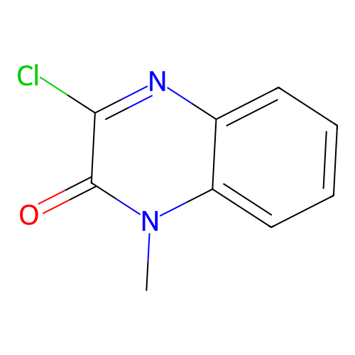 3-Chloro-1-methyl-1,2-dihydroquinoxalin-2-one structure