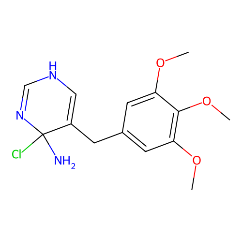 4-Chloro-5-((3,4,5-trimethoxyphenyl)methyl)pyrimidin-4-amine structure