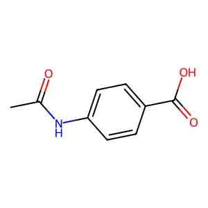 醋氨苯酸 structure