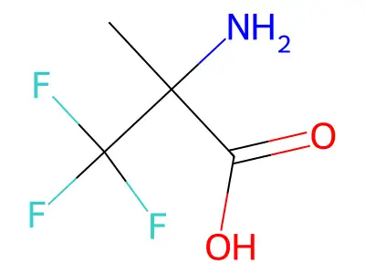 3,3,3-Trifluoro-2-aminoisobutyrate structure