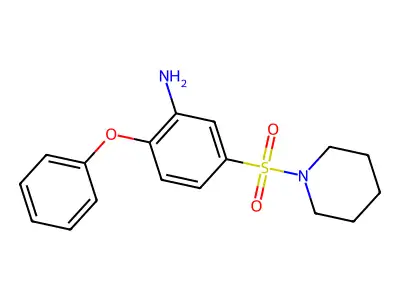 2-Phenoxy-5-(piperidine-1-sulfonyl)aniline structure