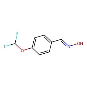 Benzaldehyde, 4-(difluoromethoxy)-, oxime structure