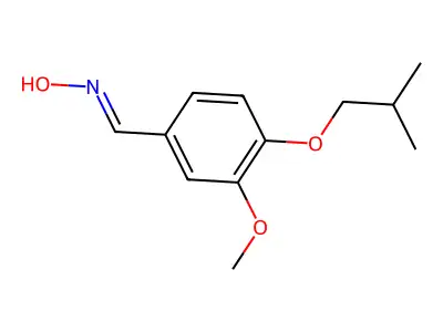 3-Methoxy-4-iso-butoxy-benzaldoxim structure