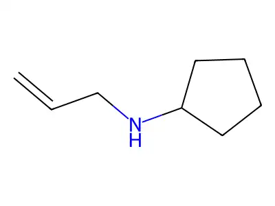 N-(prop-2-en-1-yl)cyclopentanamine structure