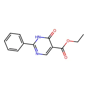 Ethyl 4-hydroxy-2-phenylpyrimidine-5-carboxylate structure