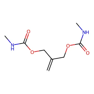 2-亚甲基丙烷-1,3-二基双(甲基氨基甲酸酯) structure