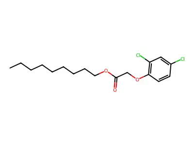 Nonyl (2,4-dichlorophenoxy)acetate structure