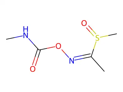 1-(Methylsulfinyl)Ethan-1-One O-Methylcarbamoyl Oxime structure