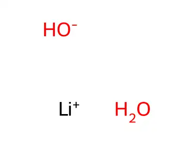 氢氧化锂一水合物 structure