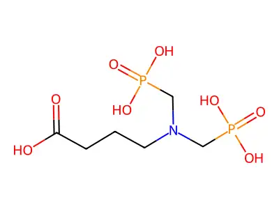 6-(Bis(phosphonomethyl)amino)hexanoic acid structure