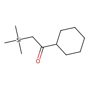 1-Cyclohexyl-2-(trimethylsilyl)ethanone structure