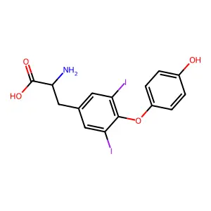 3,5-Diiodothyronine, D- structure