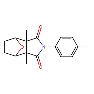 4,7-Epoxy-1H-isoindole-1,3(2H)-dione, hexahydro-3a,7a-dimethyl-2-(4-methylphenyl)- structure