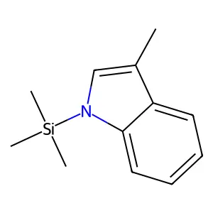 1H-Indole, 3-methyl-1-(trimethylsilyl)- structure