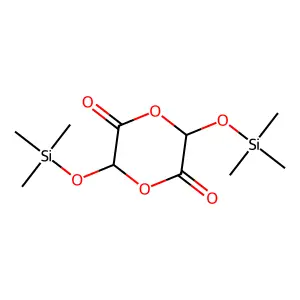 3,6-Bis[(trimethylsilyl)oxy]-1,4-dioxane-2,5-dione structure