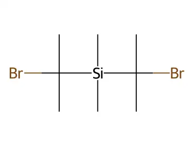 Bis(2-bromopropan-2-yl)-dimethylsilane structure