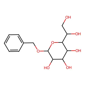 Benzyl heptopyranoside structure