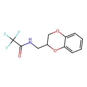 Acetamide, N-[(2,3-dihydro-1,4-benzodioxin-2-yl)methyl]-2,2,2-trifluoro- structure