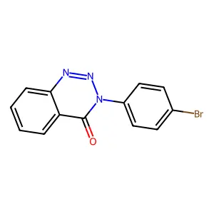 1,2,3-Benzotriazin-4(3H)-one, 3-(4-bromophenyl)- structure