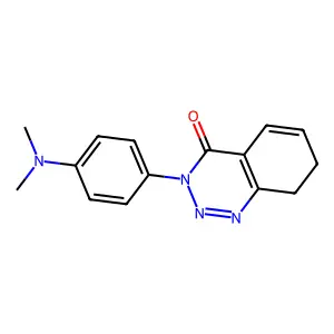 1,2,3-Benzotriazin-4(3H)-one, 3-[4-(dimethylamino)phenyl]- structure