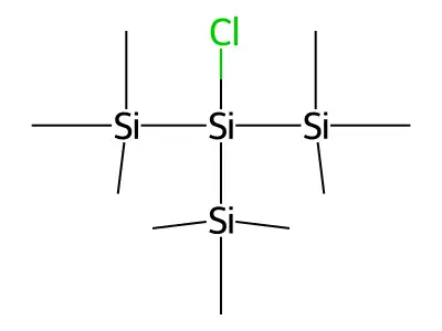 三(三甲基硅基)氯硅烷 structure