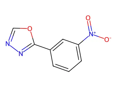 2-(3-Nitrophenyl)-1,3,4-oxadiazole structure