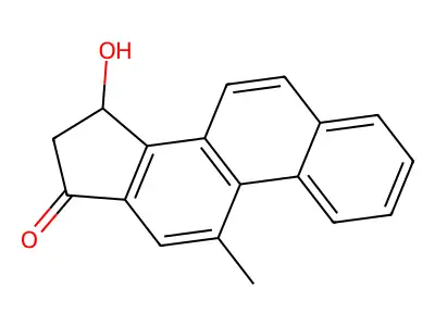 15,16-Dihydro-15-hydroxy-11-methyl-17H-cyclopenta(a)phenanthren-17-one structure