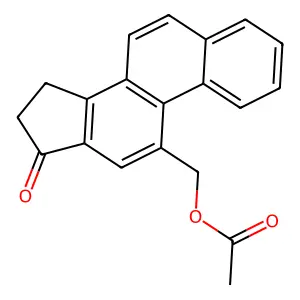 17H-Cyclopenta(a)phenanthren-17-one,11-((acetyloxy)methyl)-15,16-dihydro- structure
