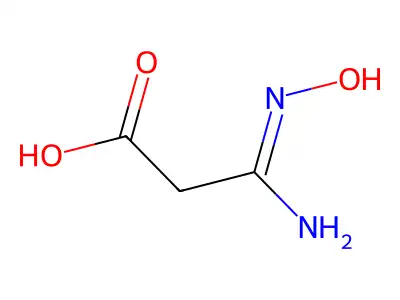 (N-Hydroxycarbamimidoyl)-acetic acid structure