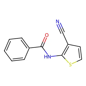N-(3-Cyano-2-thienyl)benzamide structure