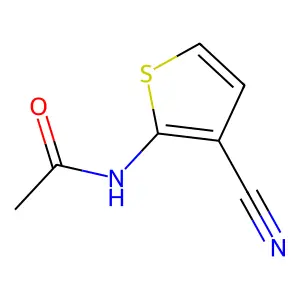 N-(3-cyanothiophen-2-yl)acetamide structure