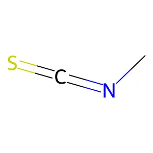 异硫氰酸甲酯 structure