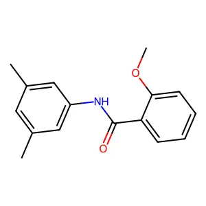 N-(3,5-dimethylphenyl)-2-methoxybenzamide structure