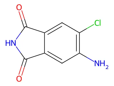 5-Amino-6-chloroisoindoline-1,3-dione structure