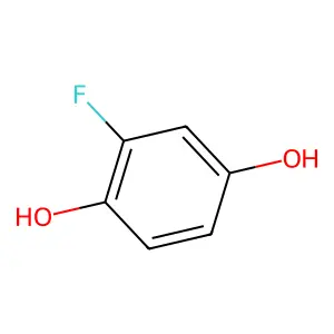 2-Fluorobenzene-1,4-diol structure