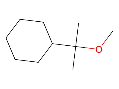 1-(1-Methoxy-1-methylethyl)cyclohexane structure