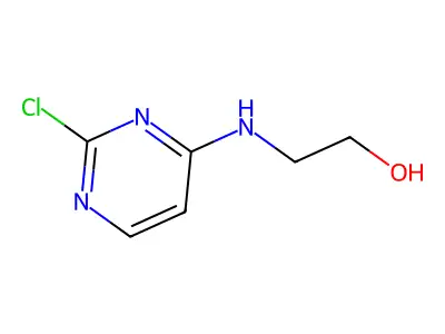 2-[(2-Chloropyrimidin-4-yl)amino]ethanol structure