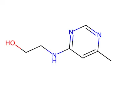 2-[(6-Methylpyrimidin-4-yl)amino]ethan-1-ol structure