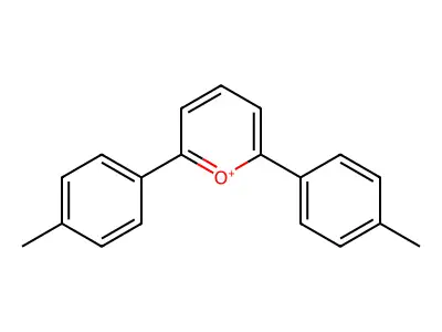 2,6-Bis(4-methylphenyl)pyrylium structure