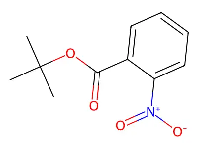 Tert-butyl 2-nitrobenzoate structure