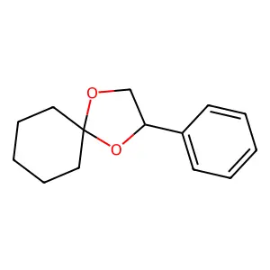 1,4-Dioxaspiro[4.5]decane, 2-phenyl- structure