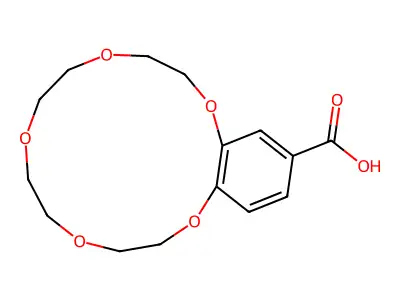 4'-Carboxybenzo-15-crown 5-Ether structure