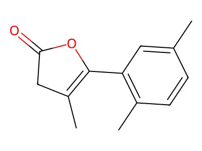 5-(2,5-Dimethylphenyl)-4-methyl-2(3H)-furanone structure