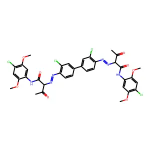 C.I. Pigment Yellow 83 structure