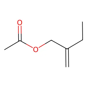 2-Methylene-1-butanol, acetate structure