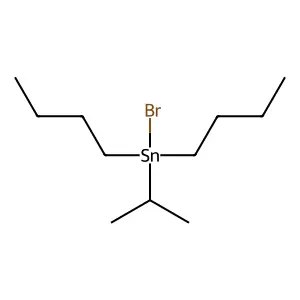 Bromo-dibutyl-propan-2-ylstannane structure