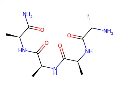 L-Alanyl-L-Alanyl-L-Alanyl-L-Alaninamide structure
