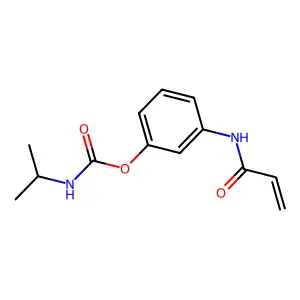 [3-(prop-2-enoylamino)phenyl] N-propan-2-ylcarbamate structure