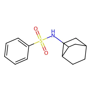 N-(2-bicyclo[2.2.2]octanyl)benzenesulfonamide structure